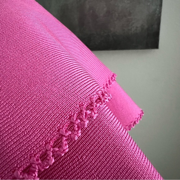 Marciano Pink Ruffle One Sleeve Party Crop - Picture 10 of 12